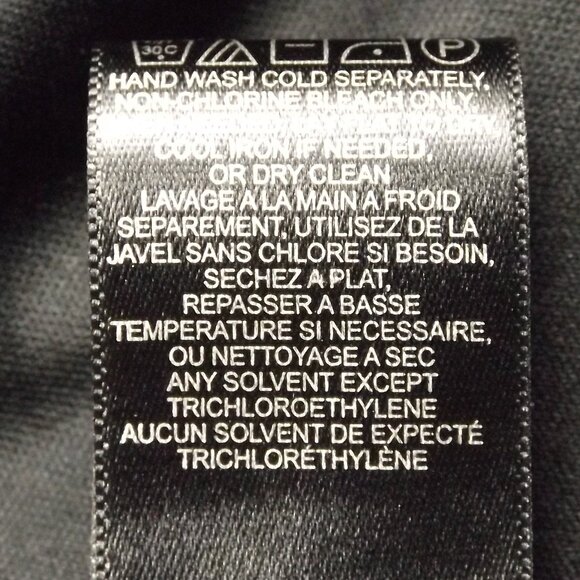 new H HALSTON Dress, 8, Black, Asymmetrical, Ruffle front, Sleeveless - Picture 14 of 15